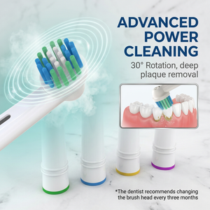 Cabezales de repuesto para <span class=keywords><strong>cepillo</strong></span> de dientes eléctrico oscilante giratorio <span class=keywords><strong>Oral</strong></span> <span class=keywords><strong>Vitality</strong></span>, juego de 4 piezas - Product Image 2