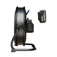 Ventilateur rechargeable à télécommande de 12/14/16/18 pouces compatible avec les piles d'outils électriques Ventilateur extérieur portable en métal Nouveau design