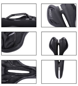 WEST BIKING-Selle de vélo Offre Spéciale souple et confortable en cuir PU remplie de silicone, coussin de siège antichoc pour VTT et vélo de route - Product Image 5