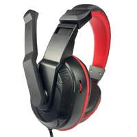 Casque filaire supra-auriculaire à réduction de bruit active, contrôle tactile, basses améliorées, son de qualité studio, son surround pour le gaming