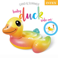 INTEX 57556 parc aquatique gonflable en pvc à conducteur jaune île de canard jouets de sport