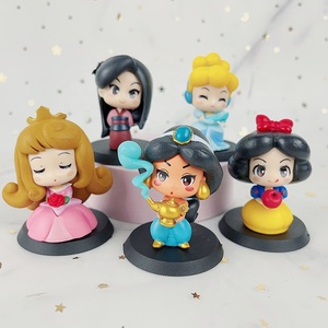 Set de Figuras de Acción de Princesas de Dibujos Animados para Decoración de Pasteles, <span class=keywords><strong>Cenicienta</strong></span>, Reina, Alicia, Muñeca de Princesa de Juguete para Regalos - Product Image 1