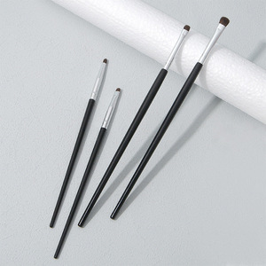 ชุดแปรงแต่งตาขนสัตว์ แปรงคอนซีลเลอร์ แปรงเบลนด์แต่งหน้า แปรงรีเฟรช แปรงแต่งหน้าทรงหนอนไหม อุปกรณ์เสริมความงาม - Product Image 3