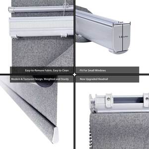 La Mã mù cho Windows lọc có thể giặt phòng thẫm màu dệt vải Pull-down mù cho nhà phòng ngủ phòng khách tùy chỉnh - Product Image 2