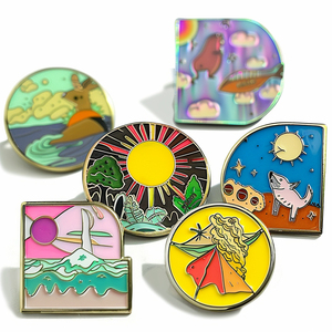 Nhà Sản Xuất Thiết Kế Tùy Chỉnh Kim Loại Logo Made Trang Trí Mềm Cứng Men Ve Áo Pins Phù Hiệu Cho Quần Áo - Product Image 5