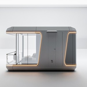 Casa Contenedor Moderna <span class=keywords><strong>de</strong></span> 18 Metros Cuadrados Tipo Cápsula <span class=keywords><strong>de</strong></span> Relajación para Parejas, Ideal para Hoteles, Bares, Posadas y Patios - Product Image 1
