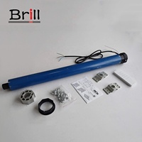 Moteur tubulaire métallique Brill BR59E-80N/12R 59MM 80N.m avec interrupteur de fin de course électronique, contrôle WiFi, garantie de 3 ans, protection IP44 pour garage