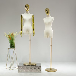 Maniquí femenino <span class=keywords><strong>de</strong></span> medio cuerpo para ropa <span class=keywords><strong>de</strong></span> mujer con <span class=keywords><strong>busto</strong></span> <span class=keywords><strong>pequeño</strong></span>, accesorio <span class=keywords><strong>de</strong></span> modelo galvanizado, soporte <span class=keywords><strong>de</strong></span> exhibición <span class=keywords><strong>de</strong></span> maniquí - Product Image 3