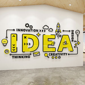 Letras en Inglés Científico, Adhesivo Acrílico 3D para Pared, Decoración de Pared para Aula <span class=keywords><strong>Escolar</strong></span> - Product Image 5