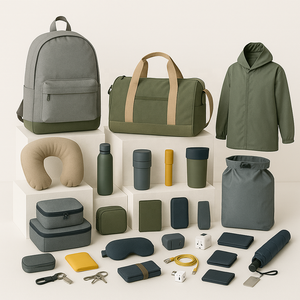 Colección de Viaje de Negocios de Alto Impacto con Mochila <span class=keywords><strong>para</strong></span> Portátil, Bolsas <span class=keywords><strong>para</strong></span> Accesorios y Cargador <span class=keywords><strong>para</strong></span> Asistentes y Invitados de Conferencias - Product Image 1