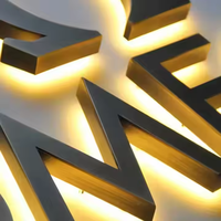 En Vedette : Enseignes Lumineuses 3D sur Mesure, Panneau LED pour Logo d'Entreprise, Idéal pour Façade Extérieure