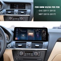 Écran multimédia 12,3 pouces Android 14 Snapdragon 665 8 cœurs avec Carplay automatique et navigation pour BMW X3 F25 X4 F26 2011-2017