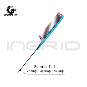 Hair Styling Comb Custom Large Wide <strong>Tooth</strong> Plating Comb Hair <strong>Straightener</strong> Comb - Product Image 5
