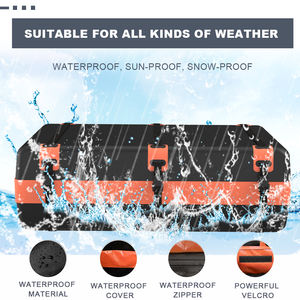 Podofo — accessoires de <span class=keywords><strong>voiture</strong></span>, sac de voyage étanche pour voitures avec 15 pieds cubiques, boîte de rangement pour transport de cargaison - Product Image 3