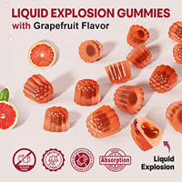 Gummies à la racine de maca en marque privée ODM/OEM avec maca noire et magnésium pour l'énergie naturelle, l'humeur et le soutien immunitaire, l'équilibre hormonal