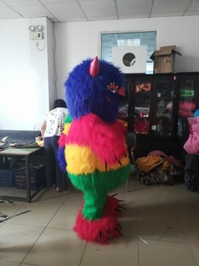 Nuevo disfraz de Mascota de monstruo colorido hecho a medida para espectáculo al aire libre - Product Image 5