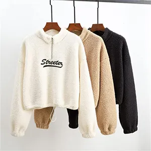 OEM Winter Hoodies Wholesale Custom Design High Quality Mens Sherpa Fleece Hoodies