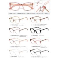 Femmes MS 97760 bleu lumière bloquant montures De lunettes Prescription optique couleur lunettes décoration élégante Lunettes De