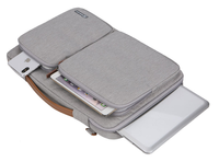 Sac à bandoulière rétro pour hommes et femmes, accessoire multifonction, léger et résistant à l'eau, pour ordinateur portable, 15.6 pouces, logo personnalisé
