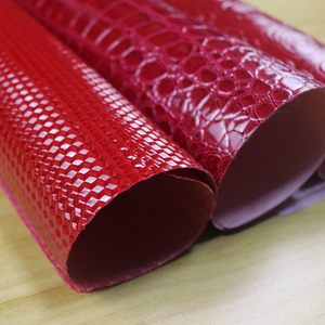 Tissu d'<span class=keywords><strong>ameublement</strong></span> universel en cuir PVC gaufré, imperméable et lavable, design mode rouge chinois, pour housses de siège de voiture décoratives - Product Image 5