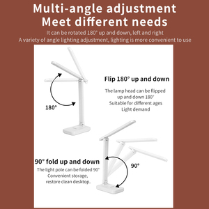 Bright LED Table <strong>Lamp</strong> <strong>Portable</strong> Rechargeable Night Light Three Mode Stepless Dimming Eye Protection <strong>Reading</strong> Book <strong>Lamp</strong> - Product Image 3