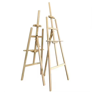 High Quality Eco-friendly Pine Wood <b>Mini</b> Art <b>Canvas</b> with Desktop Sketch Easel Outdoor Painting Display Stand - Product Image 1