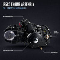 Moteur de moto 125cc à cylindre en aluminium, 3 vitesses avant, pour fabricants de VTT, commande en gros, approvisionnement commercial en gros