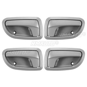 Par de Manijas Interiores para Puerta Delantera, Color Gris, para KIA PICANTO EURO STAR NAZA SURIA 2004-2010 - Product Image 1