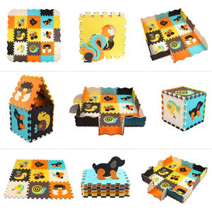 2025 tapis de parc en mousse EVA pour bébé amélioré best-seller puzzle animal à emboîtement tapis rampant Non toxique pour l'activité des tout-petits à la maison - Product Image 5