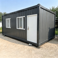 Maison préfabriquée modulaire moderne en conteneur, maison miniature extensible prête à vivre, maison miniature préfabriquée pliable