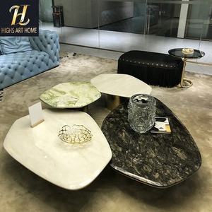 La più recente luce italiana di lusso di vendita Nordic designer marmo controsoffitto di lusso <span class=keywords><strong>salotto</strong></span> tavolino <span class=keywords><strong>da</strong></span> <span class=keywords><strong>salotto</strong></span> per Villa - Product Image 1
