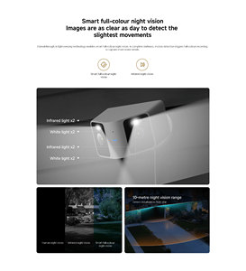 สำหรับกล้องรักษาความปลอดภัยกลางแจ้ง CW100 10x คู่ออปติคอลซูมภาพ CMOS 120มุมกว้าง H.265กลางคืนหน่วยความจำคลาวด์ - Product Image 6