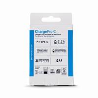 Baterai isi ulang Charge Pro C AA, terisi penuh dalam 2,5 jam, kapasitas 3404 mWh / 2270 mAh dan pengisian daya USB-C