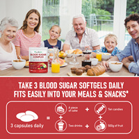 Acentiallabs 300 Softgel Bebas Gluten Suplemen Diet Kapsul Softgel Kompleks Gula Darah Dengan Ekstrak Berberin & Kayu Manis
