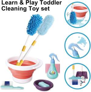 Juego de Limpieza de Casa de Juguete para Niños con <span class=keywords><strong>Escoba</strong></span>, Cubo y Trapeador, Juguetes para Niños Pequeños - Product Image 5