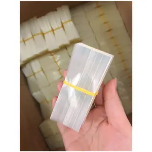 PVC Petg temizle boyun Shrink bantları kol Shrink Wrap isı boyun kutusu şişe için kol küçültmek etiket