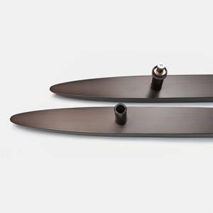 Maxery Wabi Sabi <strong>Door</strong> Pulls Aluminum <strong>Spindle</strong> <strong>Handles</strong> Bronze Hotel Villa Entrance Main <strong>Door</strong> Hardware Home Decor Furniture Set - Product Image 5