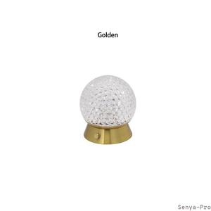 Đèn bàn hiện đại sang trọng hình cầu pha lê, thiết kế đèn LED không dây, đơn giản, thân thiện với môi trường, có thể điều chỉnh độ sáng, cảm ứng, sạc lại được, thích hợp để để cạnh giường ngủ - Product Image 6