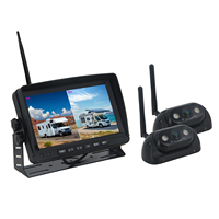 7 pouces numérique sans fil quatre vues AHD DVR moniteur 256G sans fil rétroviseur 1080P RV système de caméra de recul