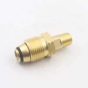 Full Flow Left Hand Thread POL Gas Connector