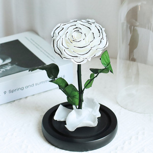 Fleurs Conservées Sous Dôme en Verre avec Tailles Personnalisables, Durables et Idéales pour les Cadeaux lors <span class=keywords><strong>de</strong></span> Toutes les Occasions - Product Image 5