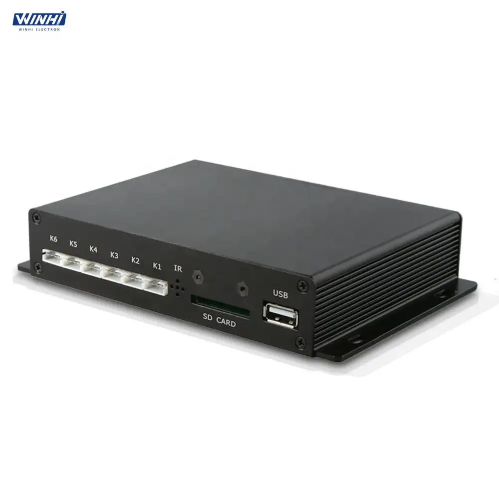 MPC1005-1 klasik dijital tabela metal siyah kabuk tv ekran reklam USB SD kart ses video medya oynatıcı