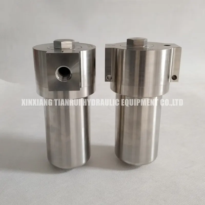 High Pressure Hydraulic Line Filter YLQ-227 Stainless Steel Oil Filter Housing