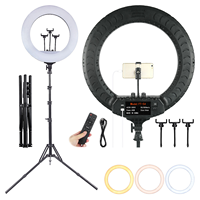 Lampe de studio professionnelle OEM ODM 21 pouces, anneau lumineux LED pour photographie, éclairage vidéo avec trépied pour maquillage, YouTube, diffusion en direct