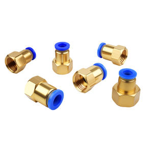 Acoplador Rápido de Latón Huihong, Conector Neumático de Rosca Interna, Conexión para Manguera de Aire de Cobre, Tamaño Estándar, Mecanizado de Precisión - Product Image 2