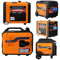 Générateur Inverter Bi-énergie GPL/GNC 2KW-8KW, Démarrage à Distance Silencieux Portable, Option Essence Personnalisable pour Usage Domestique