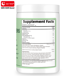 Polvo de Vegetales Verdes Personalizado con Espirulina y Chlorella para la Digestión, Salud Intestinal, Inmunidad y Energía, Suplemento de Vegetales Verdes - Product Image 5