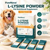 Poudre de L-Lysine, Complément Nutritionnel pour Chiens et Chats, Soutien Immunitaire, OEM ODM Marque Privée