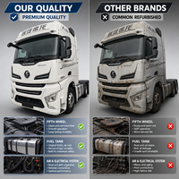 Camion tracteur Shacman X3000 6x4 remis à neuf, 600 CV, haute efficacité, camion tracteur d'occasion pour la logistique, Shacman X6000