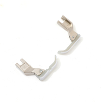 Accessoires pour machine à coudre T36LN, pied presseur pour fermeture éclair simple face, en plastique PTFE épais et résistant à l'usure